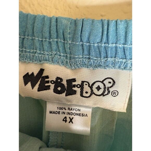 We Be Bop Capri Pant In Street Scene Blue Size 4X - Picture 3 of 4